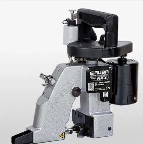 AA Portable Bag Closer Sewing Machine – Buy Online from Siruba Sewing Machine on TradeMSME