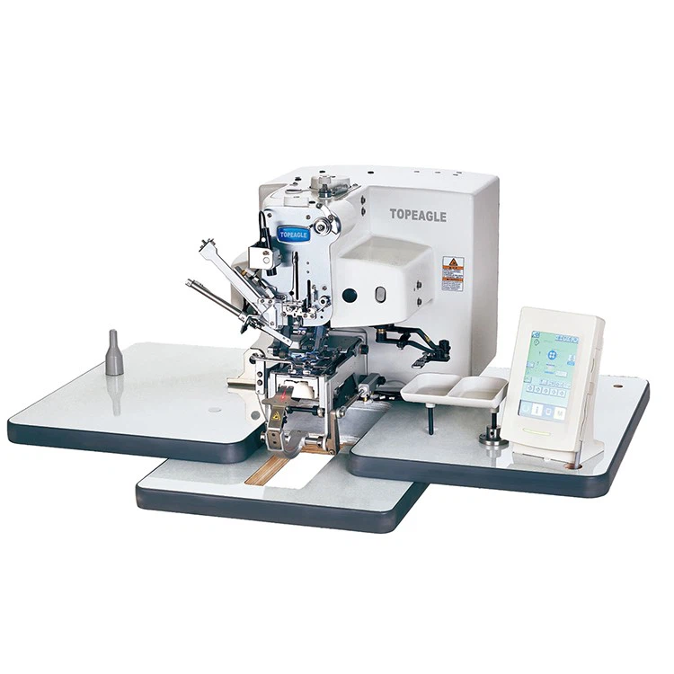 TBA-289 Computer-controlled high-speed button neck wrapping sewing machine – Buy Online from Topeagle Sewing Machine on TradeMSME