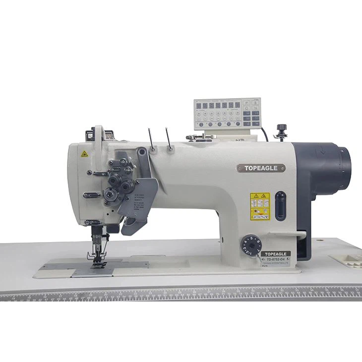 TD-8752M-D4 Direct Drive Twin Needle Large Hook With Split Bar Lockstitch Machine for Heavy Material available on TradeMSME India Supplier Marketplace