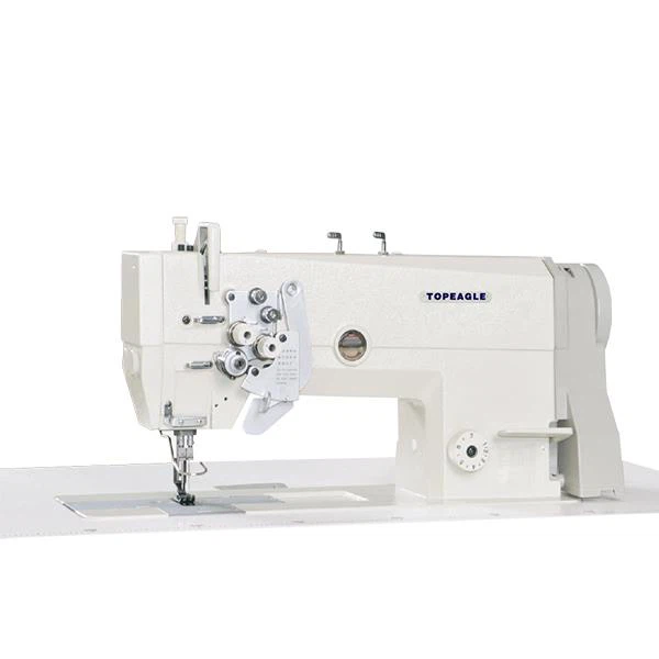 TD-875M 2 Needle Large Hook With Split Needle Bar Lockstitch Sewing Machine for Medium Heavy Material available on TradeMSME India Supplier Marketplace