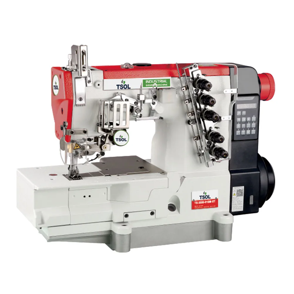 TS-3500D-01SMUT Flatbed Interlock Sewing Machine Direct Drive with Trimmer, Auto Reverse and Auto Foot Lifter available on TradeMSME India Supplier Marketplace