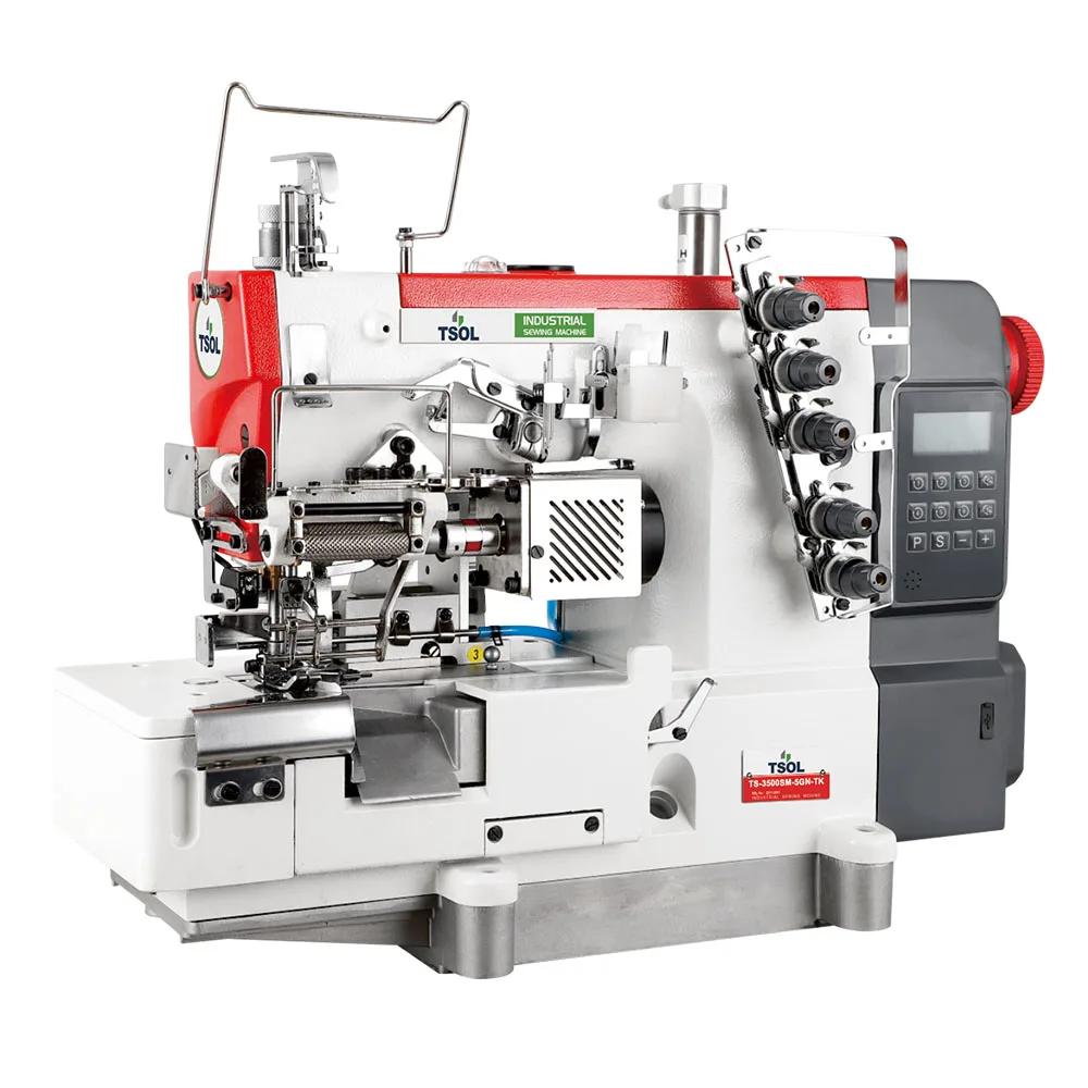 TS-3500SM-05GB-TK Right Cutter Sew Lace Elastic Platform Style Intelligent Interlock Sewing Machine available on TradeMSME India Supplier Marketplace